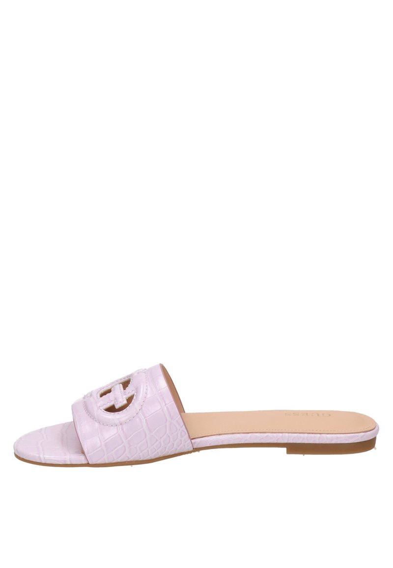 Damen Flache Pantoletten | Guess TASHIA Pantolette flach paars/flieder - UC76152 Damen Flache Pantoletten | Guess TASHIA Pantolette flach paars/flieder - UC76152