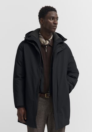 bugatti, BUGATTI HERREN MANTEL STRETCH STEHKRAGEN WESTENEINSATZ - Parka - -marine