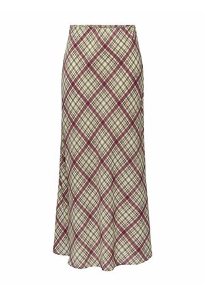 VERA MIDI - Jupe longue - windsor wine