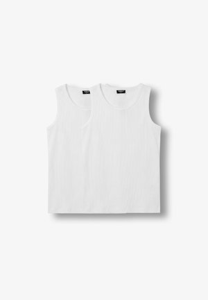 Burocs, BASIC 2 PACK - Débardeur - white/white