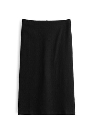 OPUS, SLIM CRINKLE FIT - Gonna a tubino - black