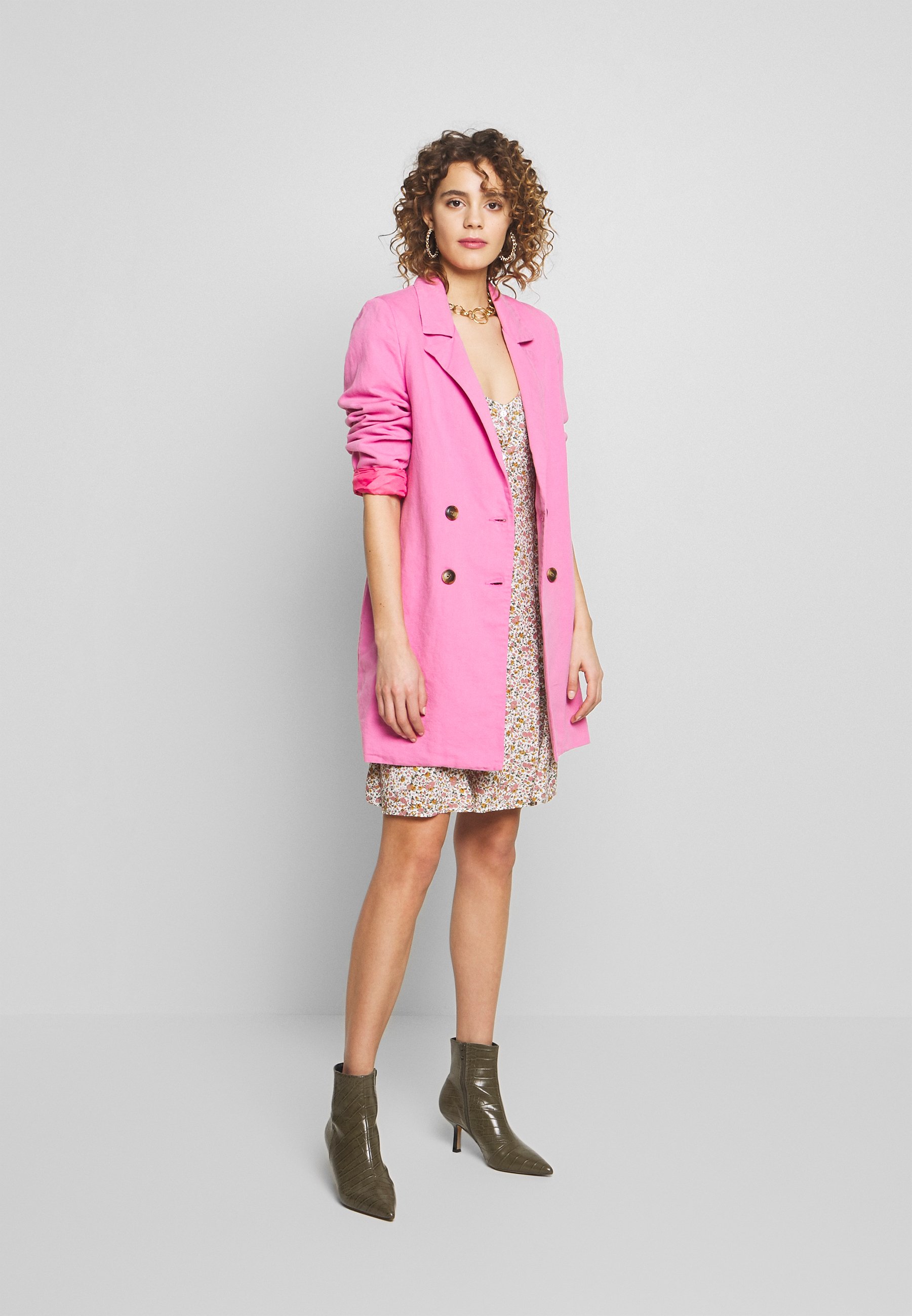 hot pink short jacket