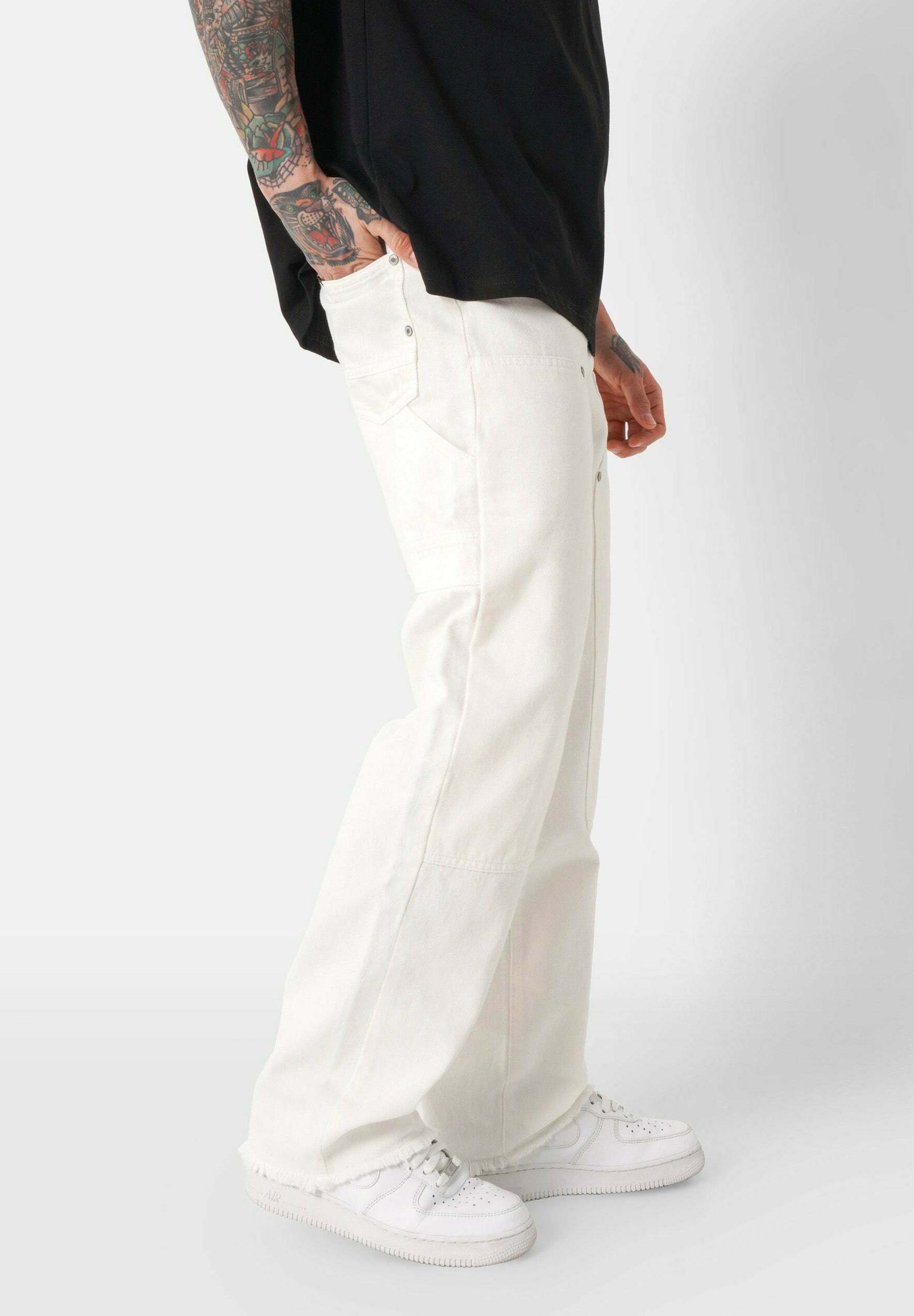 Sixth June CARPENTER - Relaxed fit jeans - white - Zalando