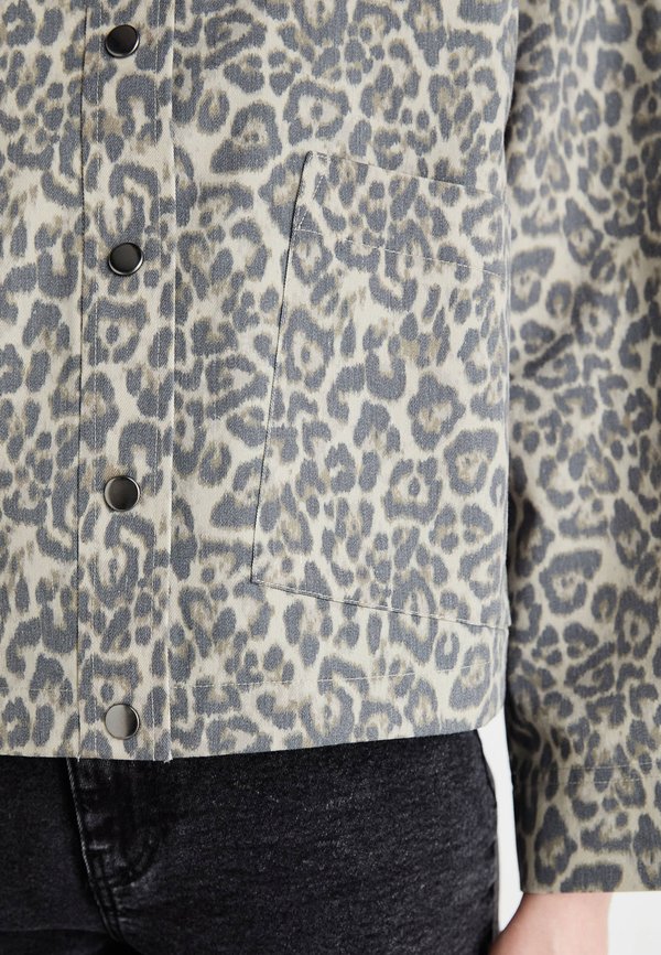 NMJILL LEO JACKET - Denim jacket - mocha bisque3