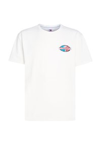 Tommy Jeans - TJM REG BOARDSPORTS PALM TEE EXT - Triko s potiskem - ancient white Miniatura obrázku 1