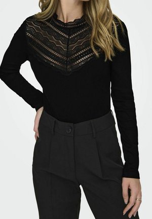 Camiseta de manga larga - black