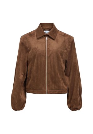 Object, OBJDENNA L/S SHORT JACKET NOOS - Veste en similicuir - carafe