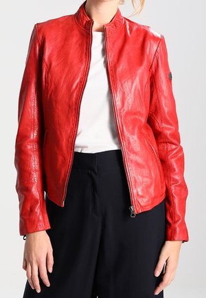 Veste en cuir - red