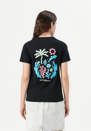 SEA GRAPHIC TEE - T-shirt con stampa - black