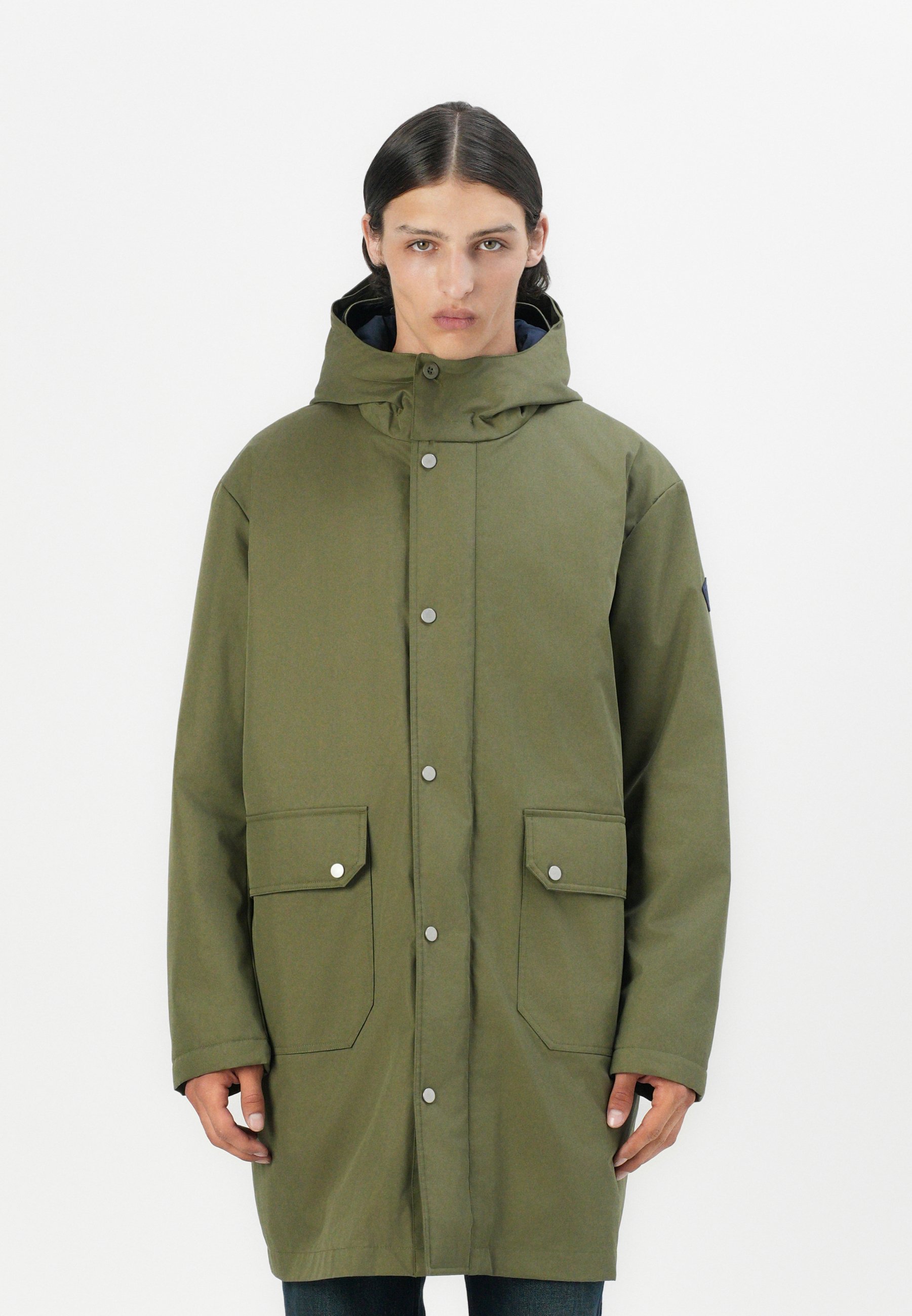 Replay HOODED Parka mud green/grün Zalando