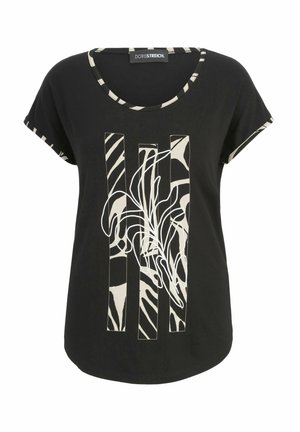 Print T-shirt - schwarz