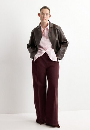 Jeans baggy - bordeaux