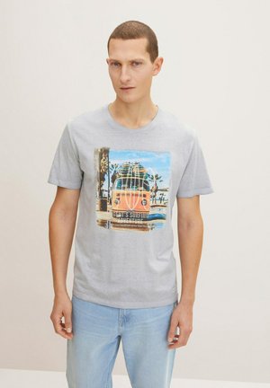 Print T-shirt - explicit grey