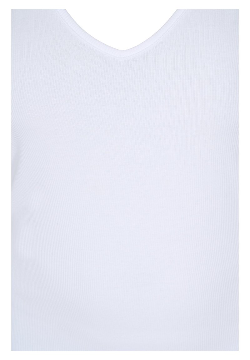 Damen T-Shirts | Zizzi Top bright white/weiß - YG10095 Damen T-Shirts | Zizzi Top bright white/weiß - YG10095