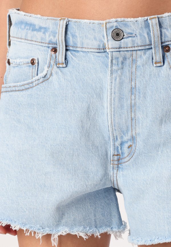 Curve Love High Rise 90s Cutoff Short - Denim shorts - light fray4