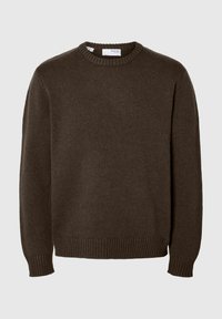 SLHCODY LS  CREW NECK NOOS - Pullover - demitasse