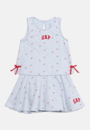 GAP, BOW TANK SKORT SET - Miniskjørt - serene blue