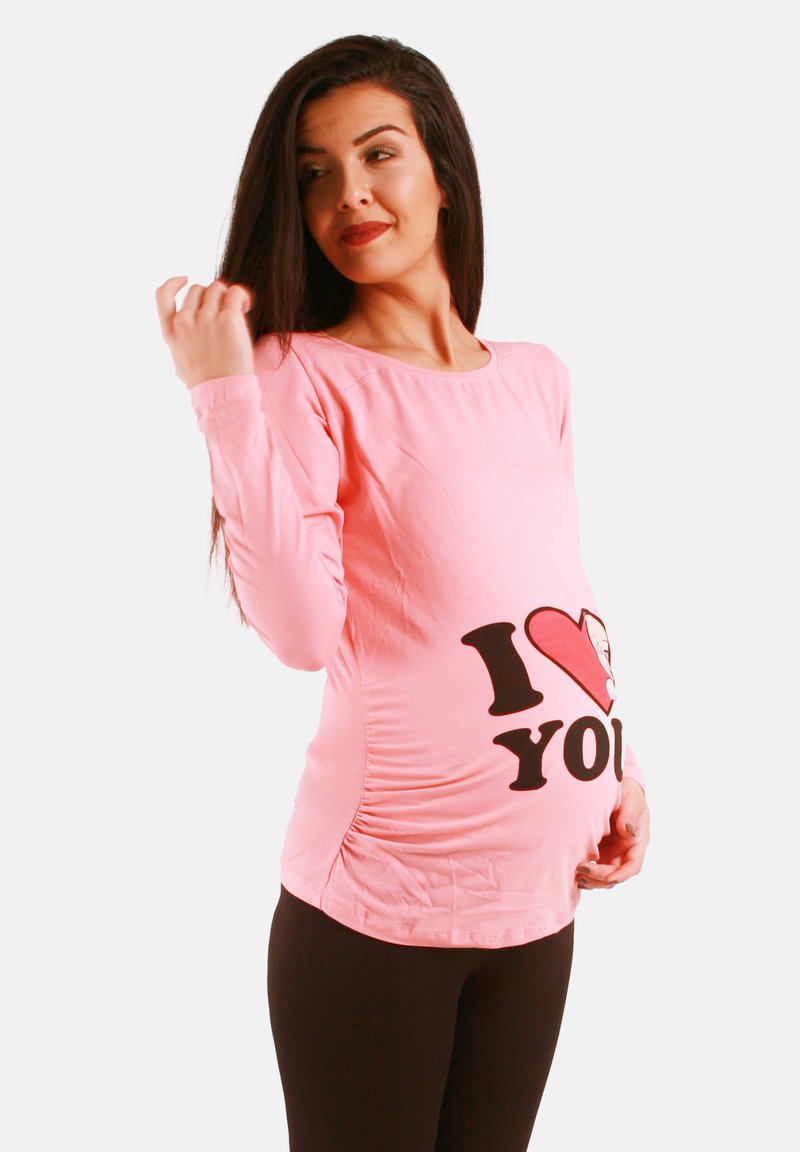 M.M.C. I LOVE YOU - Langarmshirt - light pink