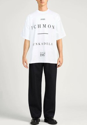 LOGATO - T-shirt con stampa - white