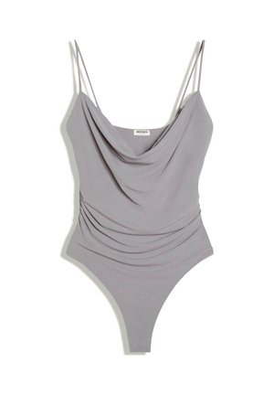 Bershka, BODYSUIT - Top - grey