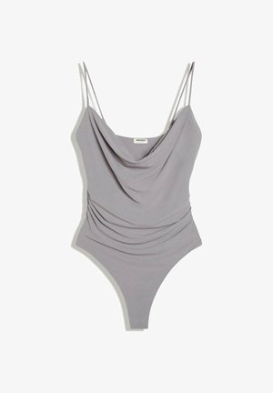 Bershka, BODYSUIT - Top - grey