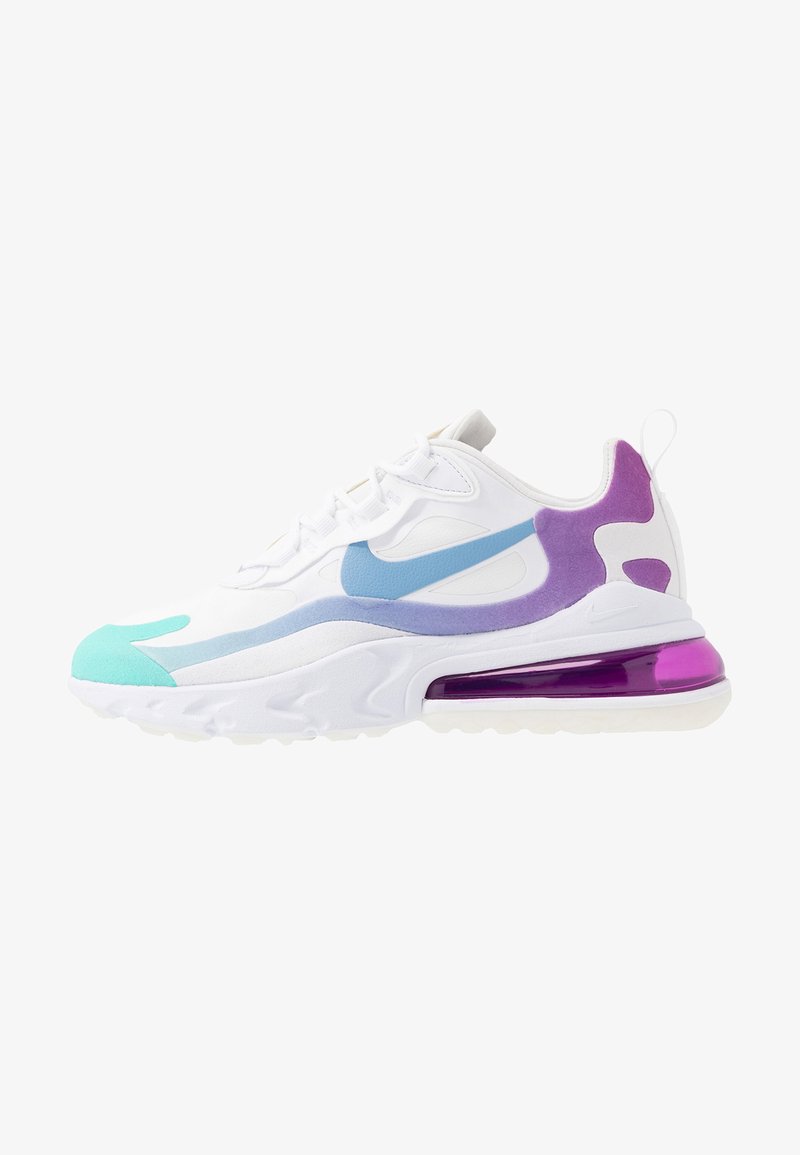 Nike Sportswear Air Max 270 React Sneaker Low White Light Blue Aurora Green Vivid Purple Weiss Zalando De Nike Sportswear Air Max 270 React Sneaker Low White Light Blue Aurora Green Vivid Purple Weiss Zalando De