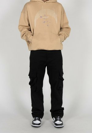 Jersey con capucha - beige