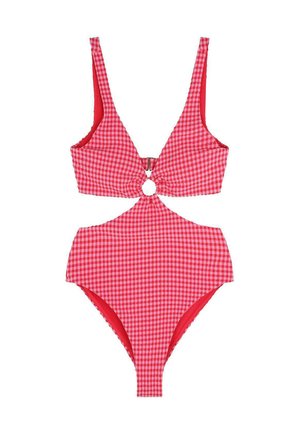 VICHY CUT OUT - Uimapuku - raspberry