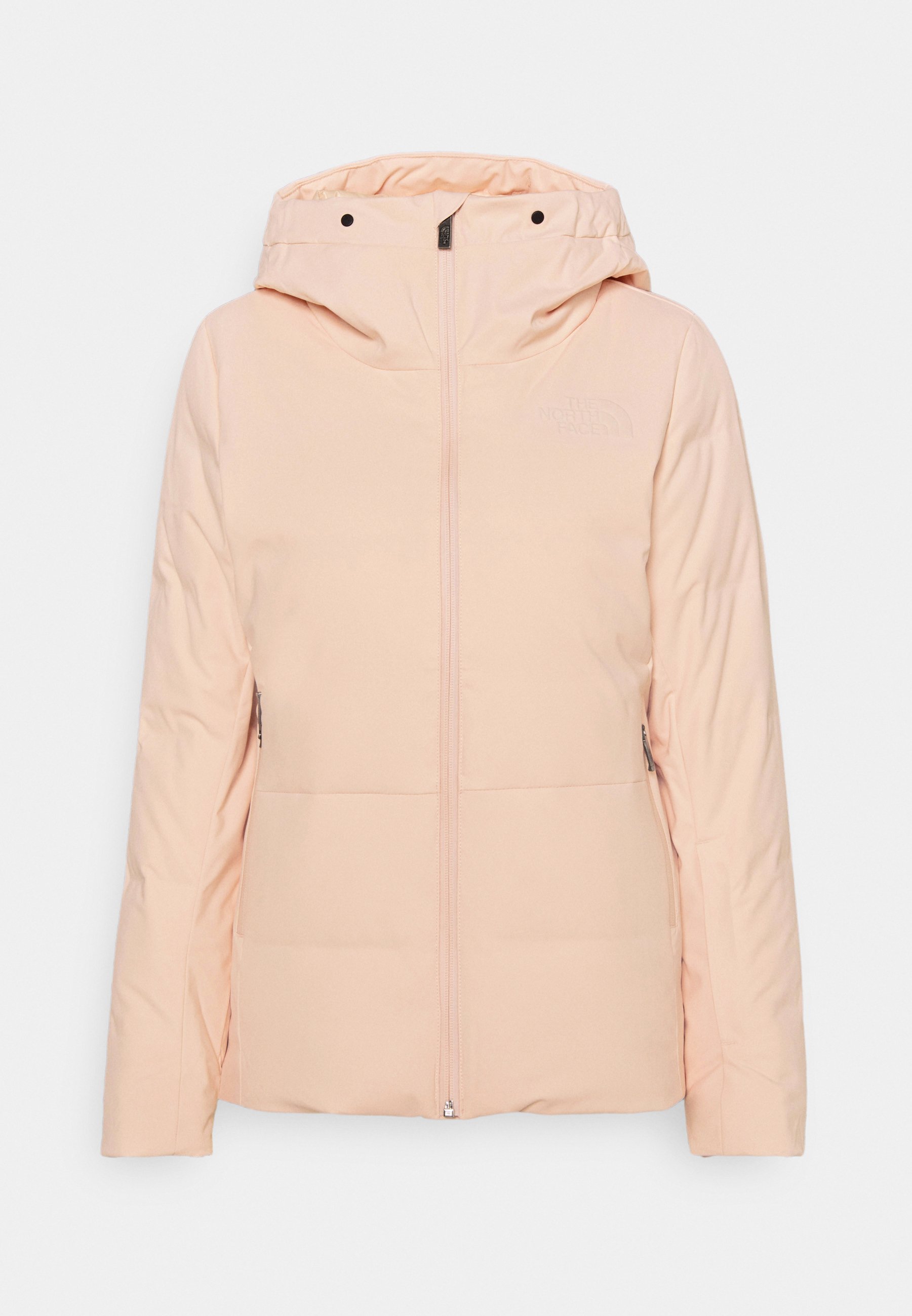 light pink north face jacket