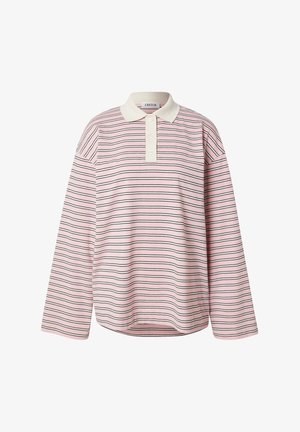EDITED, EDITED SHIRT CINDY - Polo shirt - weiß pink schwarz