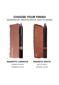 NUDESTIX MAGNETIC MATTE EYE COLOR - Ögonbrynspenna - chocolate