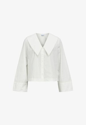 Object, SHIRT BIG COLLAR - Blouse - cloud dancer