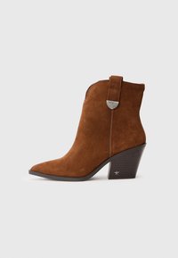 GINA CITY W - Cowboy/biker ankle boot - cappuccino brown