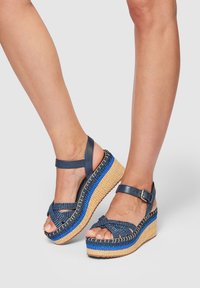 Pepe Jeans - WITNEY - Plateausandalette - navy Thumbnail-Bild 1