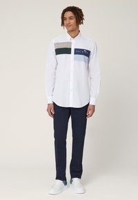 Harmont & Blaine CON BANDE E LOGO - Overhemd - bianco