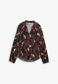Selected, brown blurry argyle