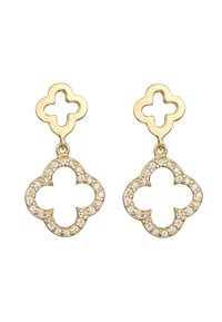 Elli SPARKLING CLOVER - Øreringe - gold-coloured