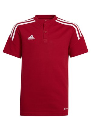 TEAMSPORT - T-shirt con stampa - rot/weiss