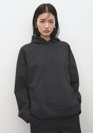 Sweat à capuche - mottled grey