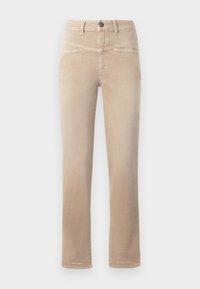 PEDAL PUSHER - Vaqueros slim fit - urban beige