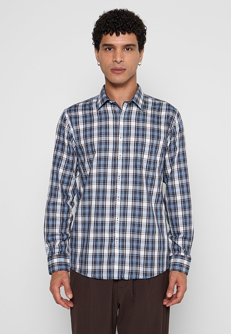 lindbergh Overhemd donkerblauw