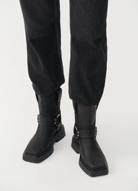EYRA - Cowboy/biker ankle boot - offblack