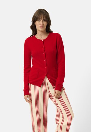 Just Cashmere Cardigan - rouge