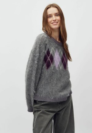 CHAINA - Pulover - dark grey melange
