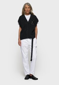 10DAYS SOFT V-NECK - Cardigan - antra melee