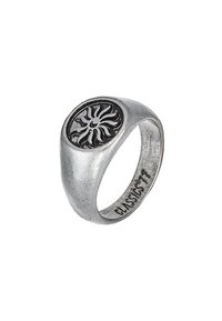 Classics77 CHILDREN OF THE SUN SIGNET RING - Anel - silver-coloured