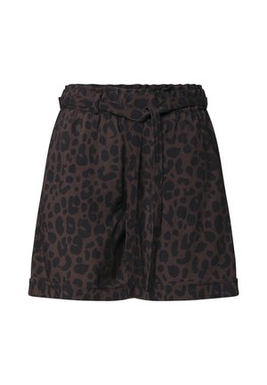 Street One, HIGH WAIST SHORTS MIT PAPERBAG-BUND - Short - molten earth