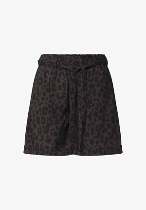 Street One, HIGH WAIST SHORTS MIT PAPERBAG-BUND - Shorts - molten earth