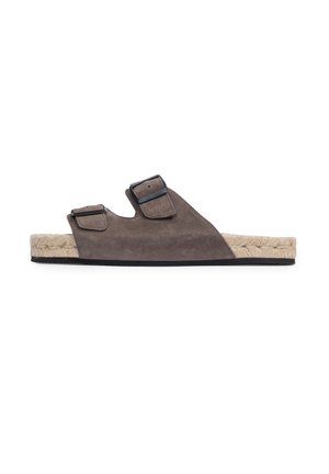 CANNES - Ciabattine - moka suede
