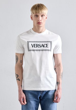 COMPACT LABEL LOGO  - T-shirt imprimé - optical white